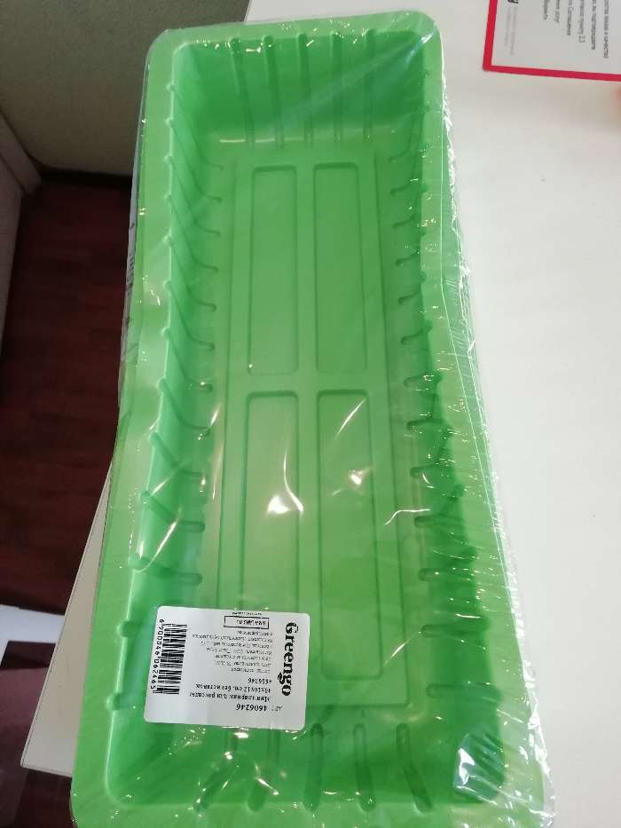 Фотография покупателя товара Мини-парник для рассады, 39.5 × 17 × 13 см, без вставок, тёмно-зелёный, Greengo - Фото 11