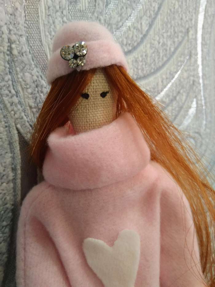 Фотография покупателя товара Интерьерная кукла «Мэги», набор для шитья, 18 × 22 × 3.6 см