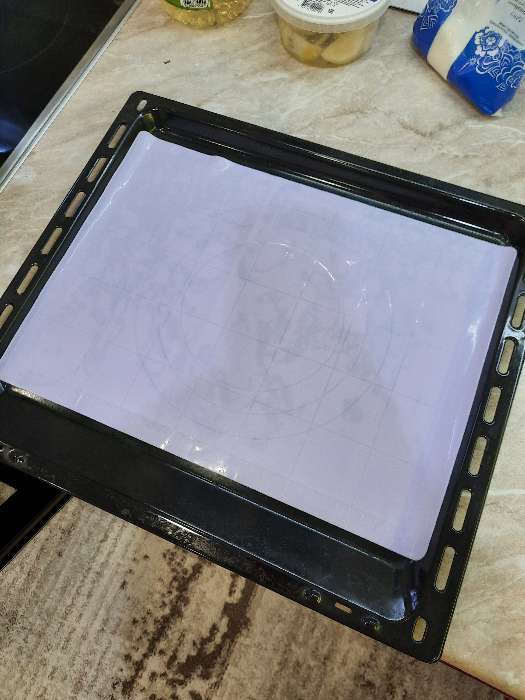 Фотография покупателя товара Коврик с разметкой Доляна «Буссен», силикон, 49×39 см, цвет МИКС - Фото 6
