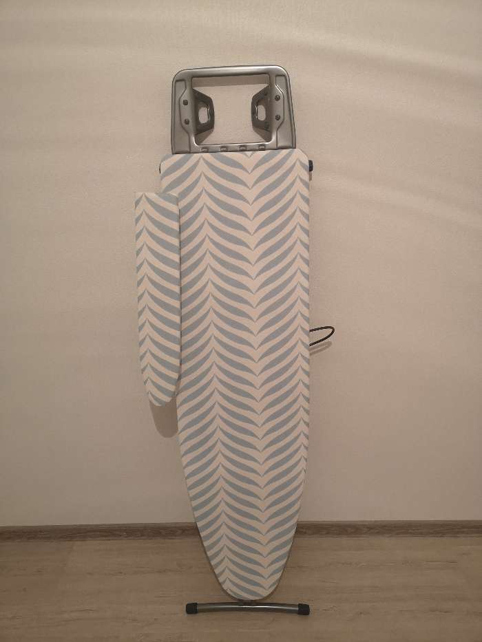 Фотография покупателя товара Доска гладильная Nika «Ника 3», 123×34,5 см, два положения высоты 70,85 см, цвет микс