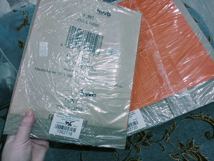 Фотография покупателя товара Бумага наждачная KWB, К240, бумажная, 230x280 мм, карбид кремния
