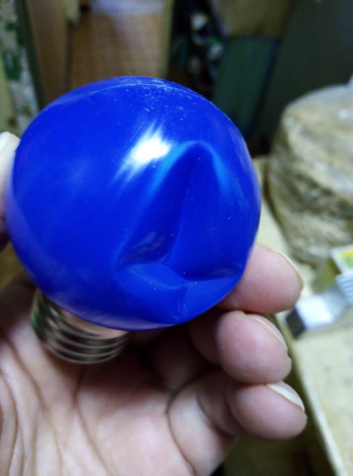 Фотография покупателя товара Лампа светодиодная декоративная Luazon Lighting, G45, 5 SMD2835, для белт-лайта, синий - Фото 4