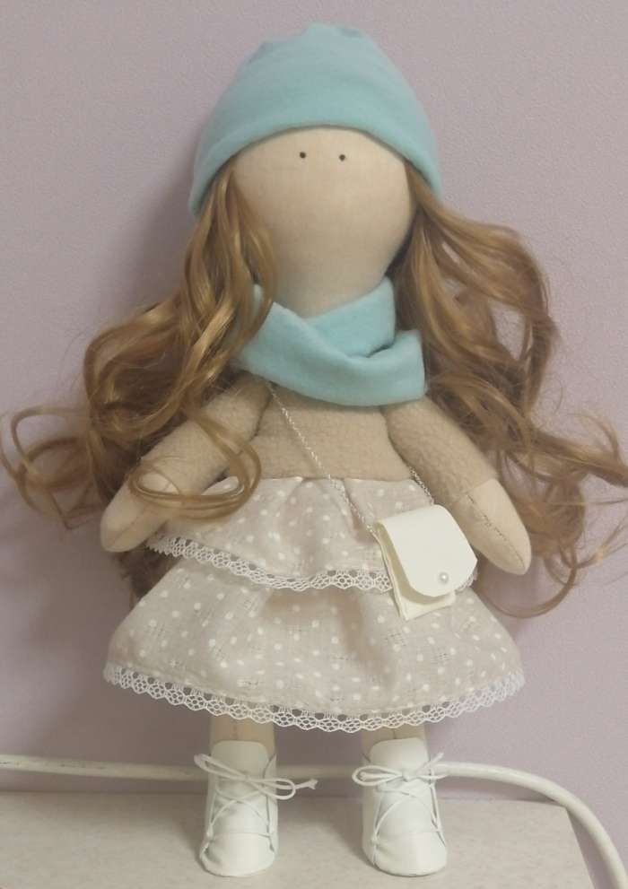 Фотография покупателя товара Набор для шитья. Интерьерная кукла «Лола», 30 см
