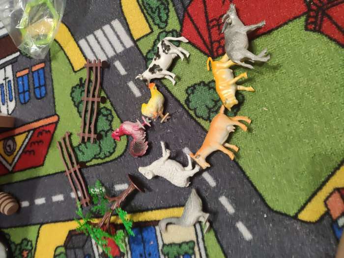 Фотография покупателя товара Набор животных «Моя ферма», с аксессуарами, 12 фигурок
