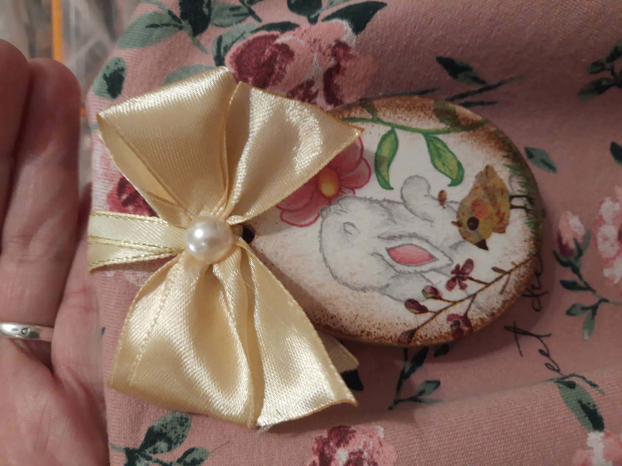 Фотография покупателя товара Салфетки бумажные пасхальные «Милый зайчик», 2 слоя, 20×20 см, 30 шт. - Фото 2