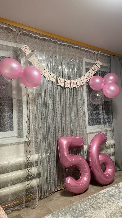 Фотография покупателя товара Воздушный шар фольгированный 40" «Цифра 1» - Фото 4