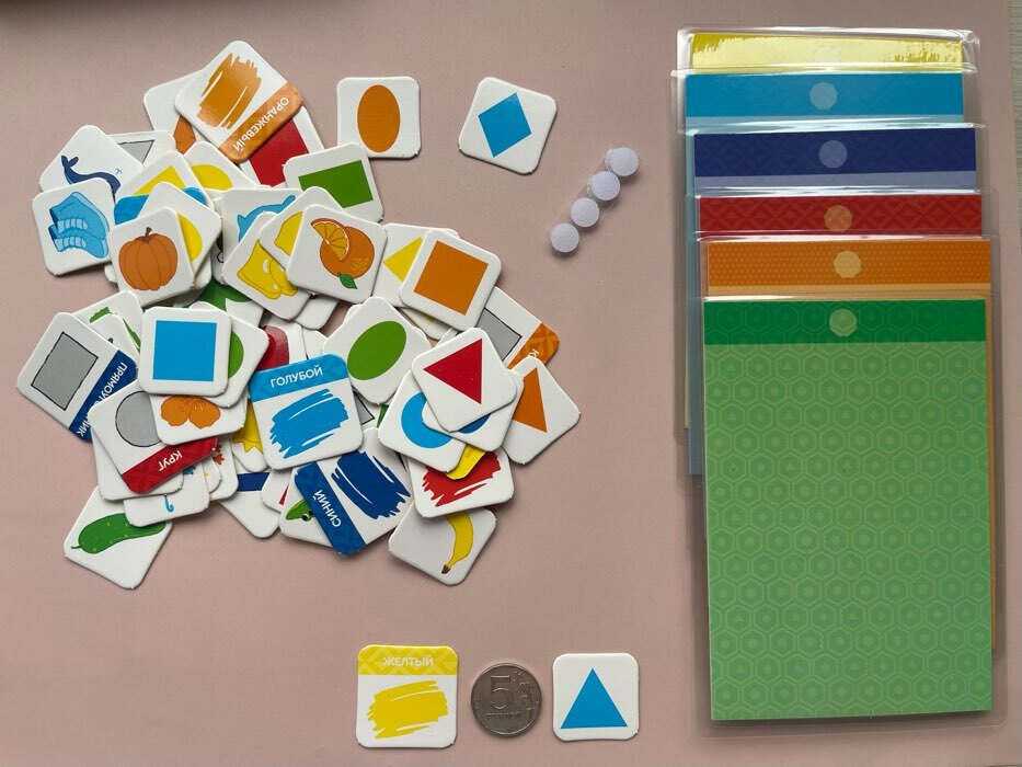 Фотография покупателя товара Развивающий набор-сортер «Найди общее. Формы и цвета», 3+ - Фото 1