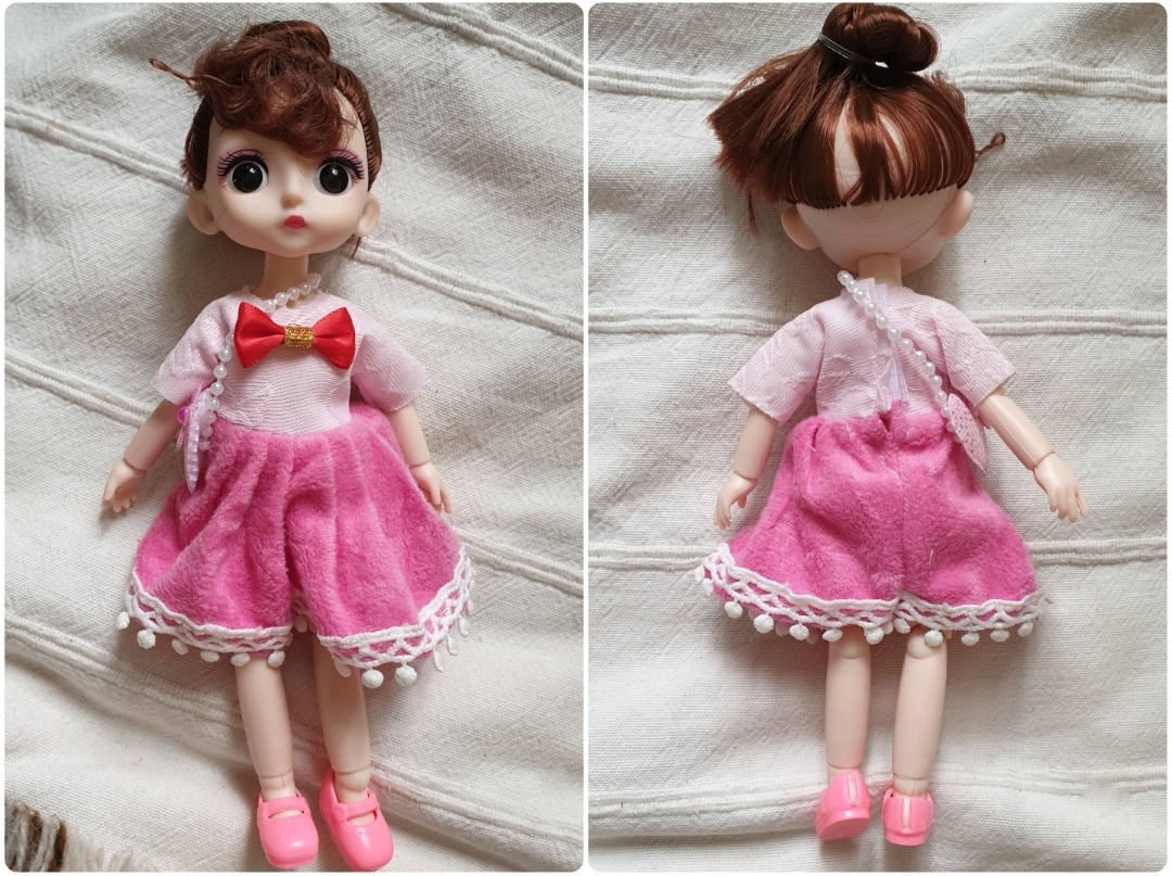 Фотография покупателя товара Кукла модная шарнирная «Челси» в платье, МИКС - Фото 1