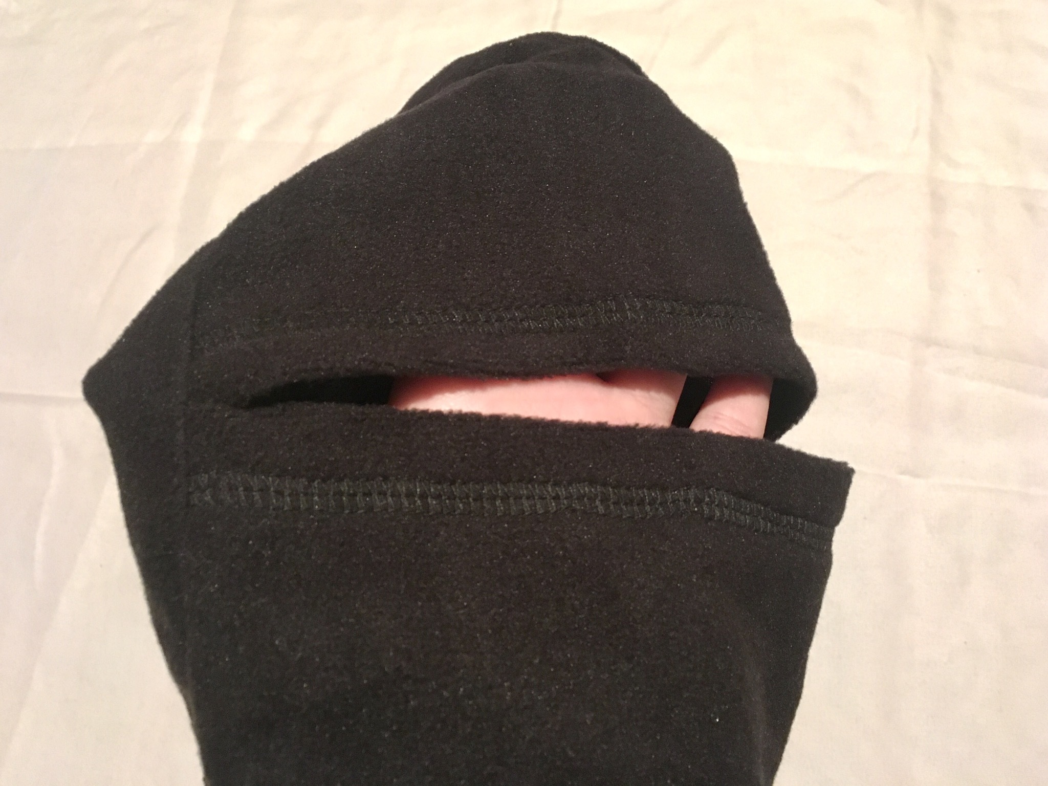 Фотография покупателя товара Шлем — маска «Ниндзя», цвет чёрный