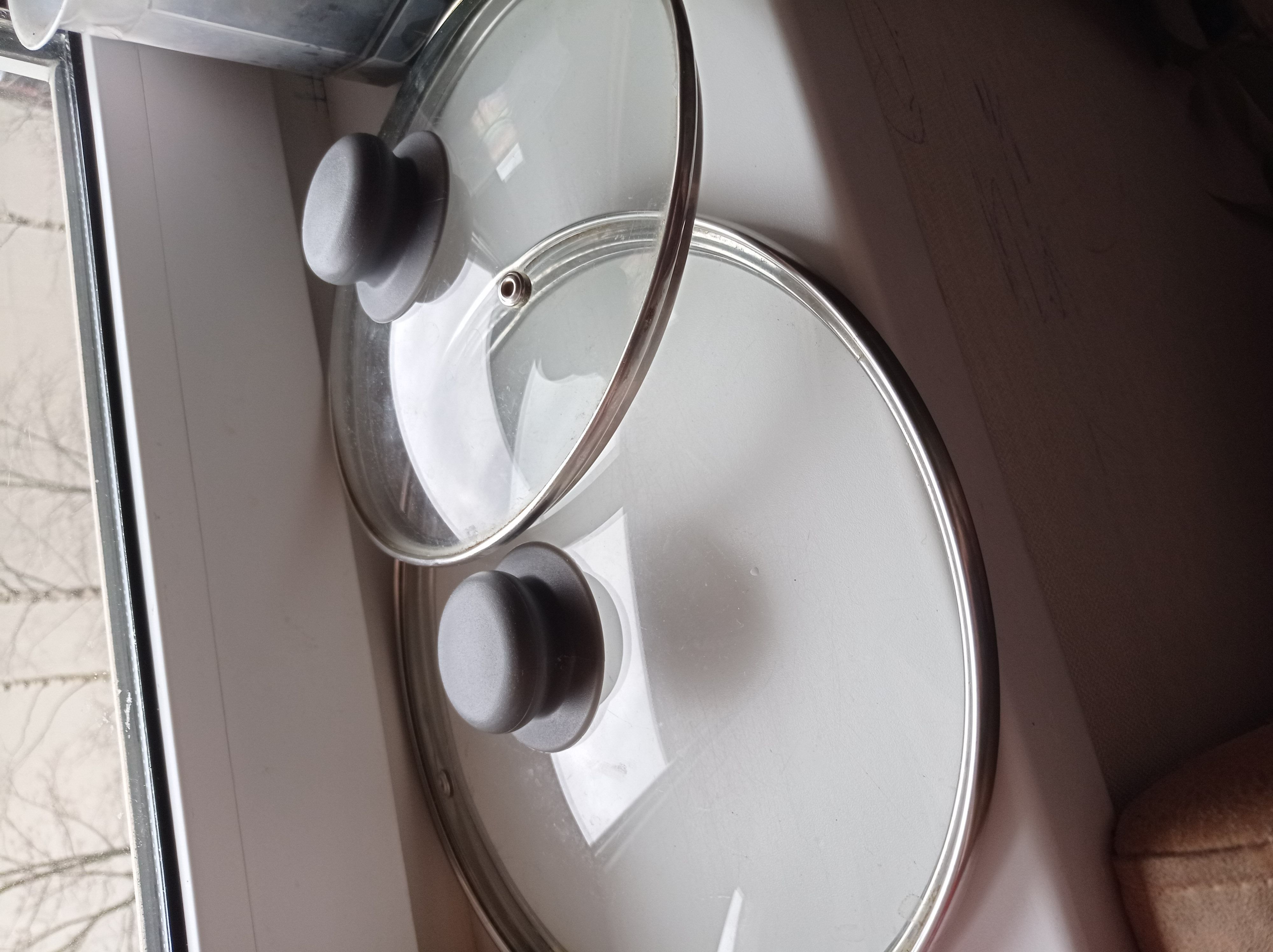 Фотография покупателя товара Ручка для крышки на посуда с саморезом, d=6 см, цвет серый