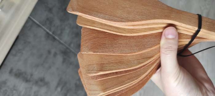 Фотография покупателя товара Лопатка деревянная "Прямая", 30.5 см, бук-премиум - Фото 2