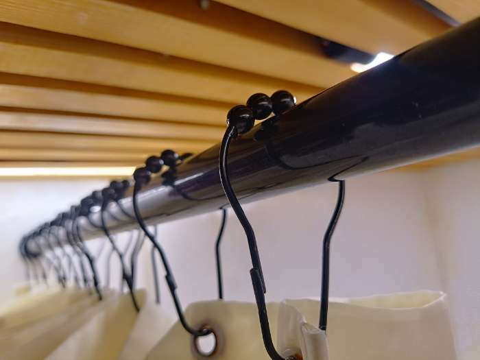 Фотография покупателя товара Набор крючков для штор Доляна, 12 шт, цвет чёрный - Фото 1