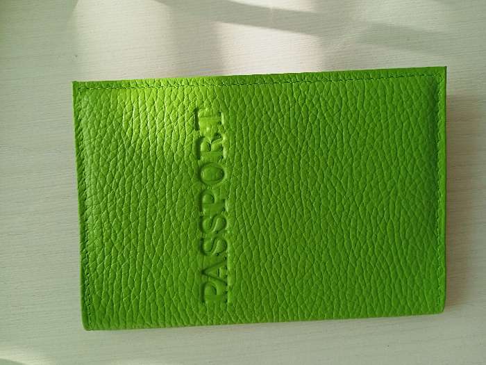 Фотография покупателя товара Обложка для паспорта, цвет мятный - Фото 2