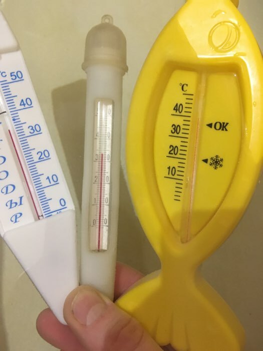 Фотография покупателя товара Термометр, градусник для воды "Мойдодыр", от 0°С до +50°С, 14 см