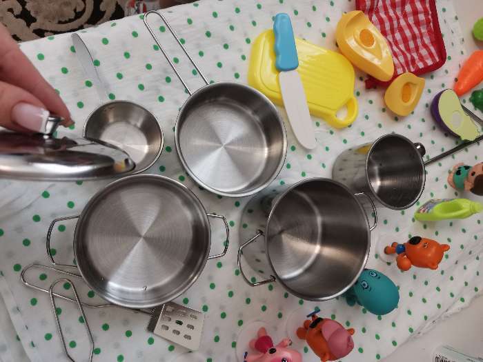 Фотография покупателя товара Набор металлической посуды «Повар», 16 предметов - Фото 6
