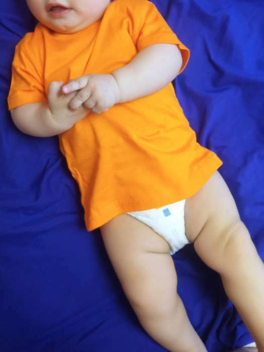 Фотография покупателя товара Футболка детская, цвет оранжевый, рост 98 см - Фото 1