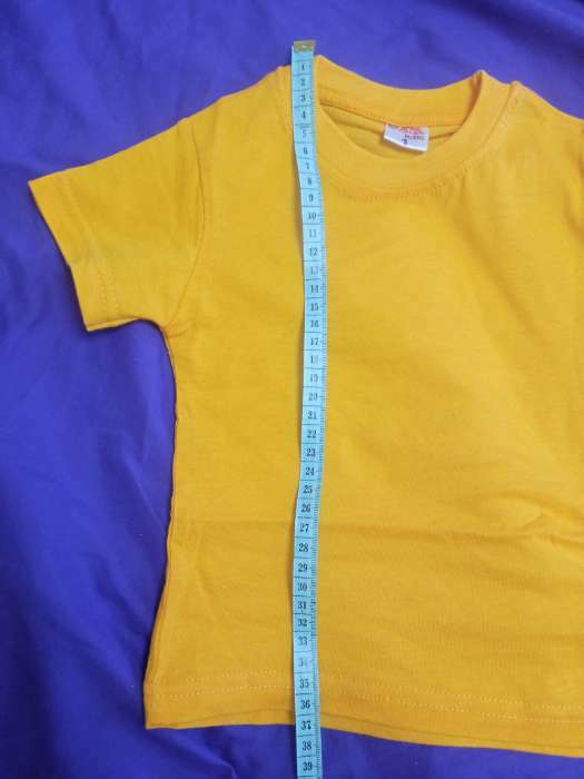 Фотография покупателя товара Футболка детская, цвет оранжевый, рост 122 см - Фото 1