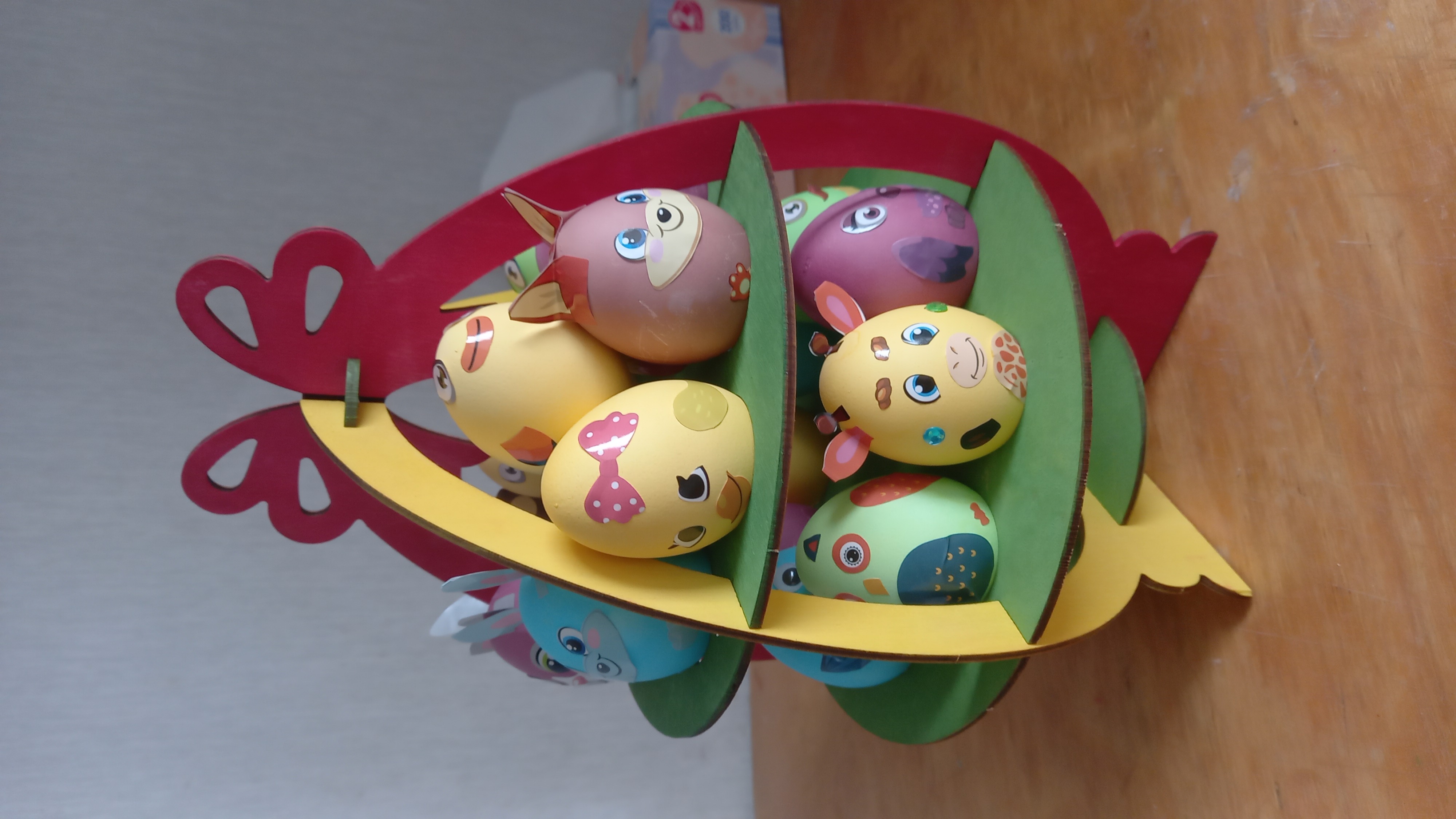 Фотография покупателя товара Наклейки для декорирования яиц «Животный мир» - Фото 1