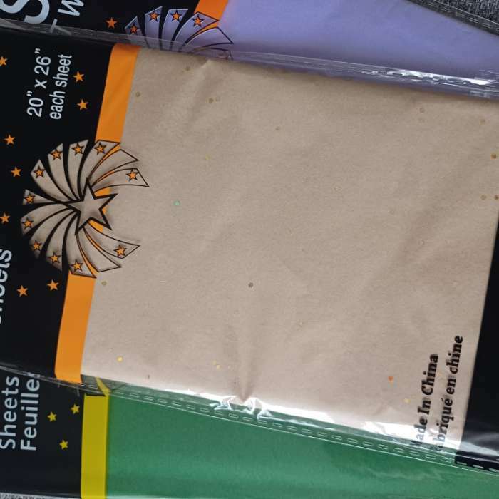 Фотография покупателя товара Бумага упаковочная тишью, «Конфетти», белая, 50×66 см - Фото 20