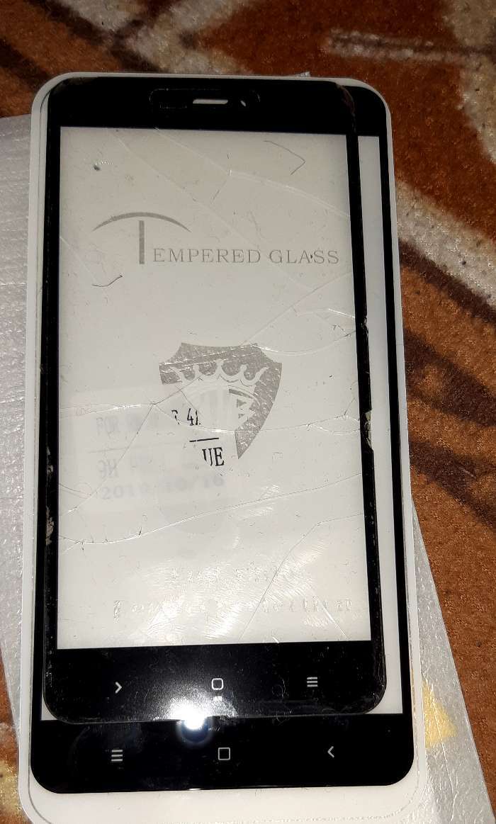 Фотография покупателя товара Защитное стекло Innovation 2D для Xiaomi Redmi Note 4X, полный клей, черное - Фото 1