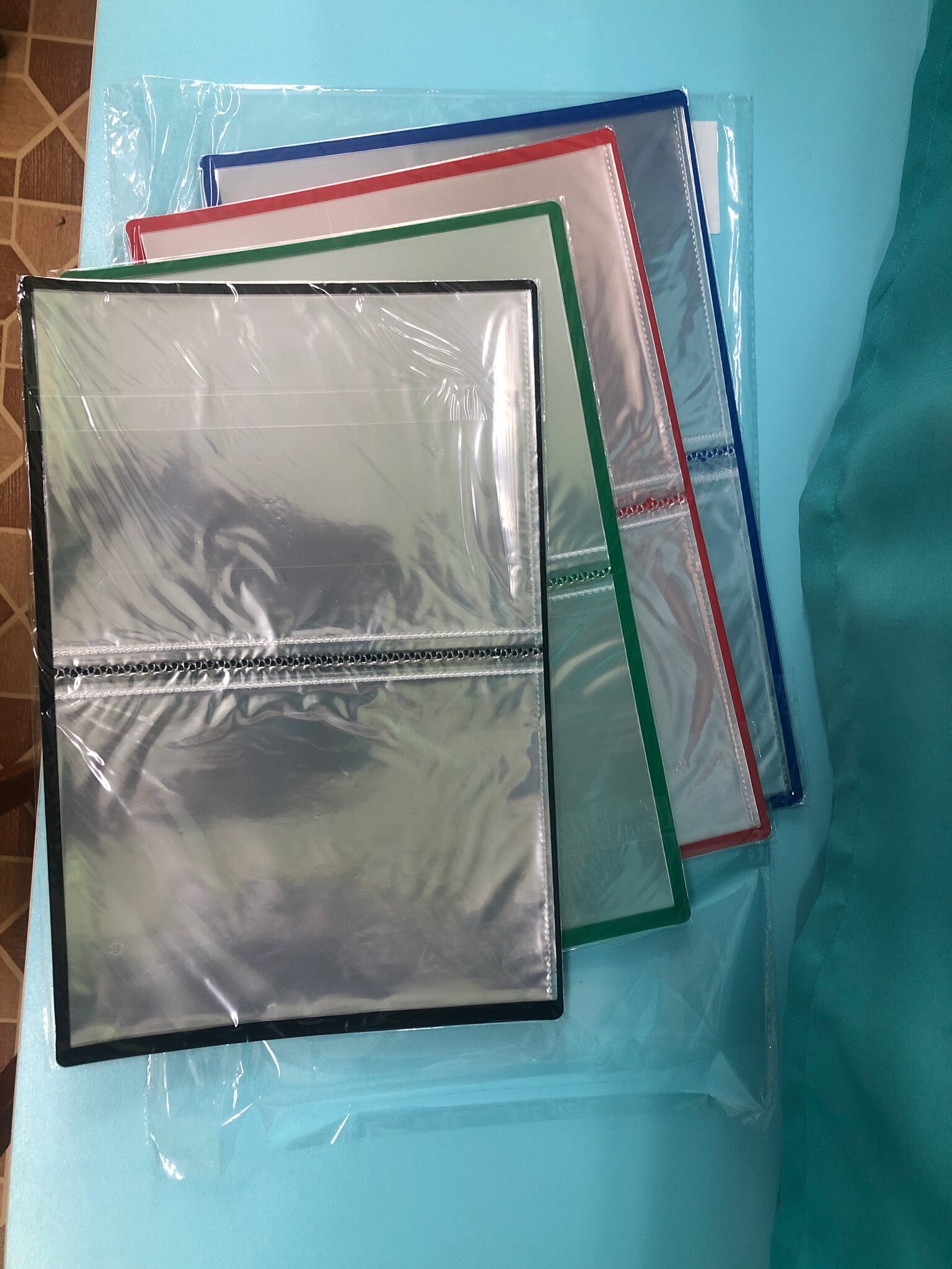 Фотография покупателя товара Набор папок А5, 20 вкладышей, Calligrata, микс, 4 штуки - Фото 2