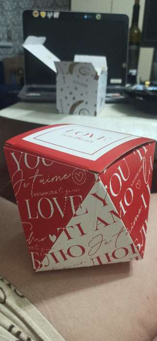 Фотография покупателя товара Коробка складная «Любовь», 10 × 10 × 10 см - Фото 2