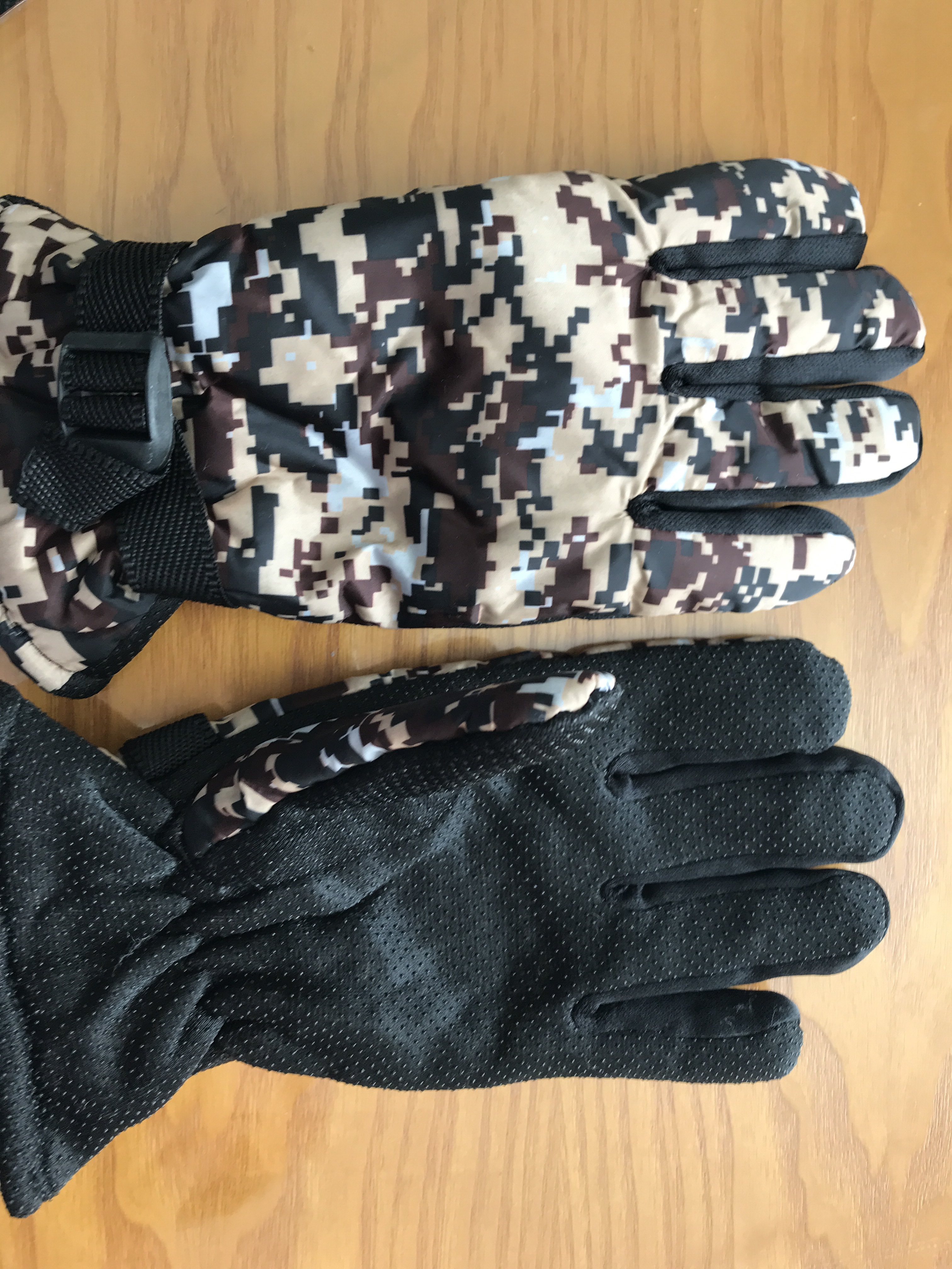 Фотография покупателя товара Перчатки зимние мужские MINAKU "Хаки", цв.бежевый, р-р 8 (25 см)