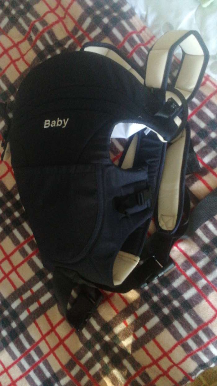 Фотография покупателя товара Рюкзак-кенгуру для малыша «Baby», цвет синий - Фото 1
