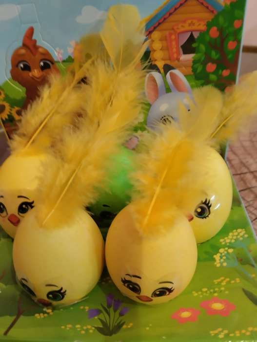 Фотография покупателя товара Набор для украшения яиц в 3D коробке «Динозавры» на пасху, 12.5×15.5 см - Фото 4