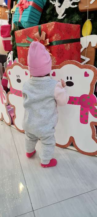 Фотография покупателя товара Шапка для девочки, цвет розовый, размер 50-54 - Фото 1