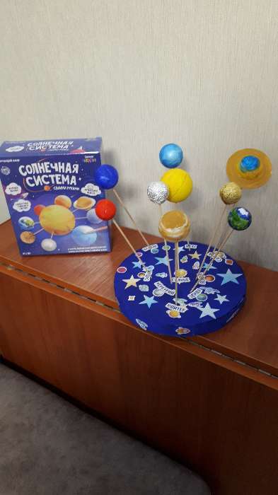 Фотография покупателя товара Обучающий набор Солнечная система, подвесная