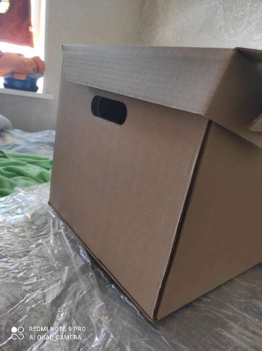 Фотография покупателя товара Коробка для хранения, бурая, 48 х 32,5 х 29,5 см - Фото 26