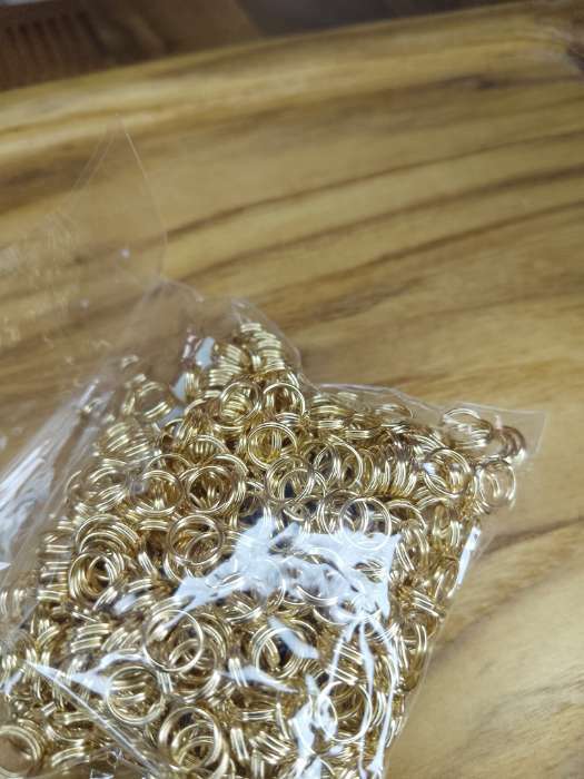 Фотография покупателя товара Кольцо соединительное двойное неразъёмное «СМ-1025», d=0.6 см, набор 50 г, ± 510 шт. цвет серебро - Фото 2