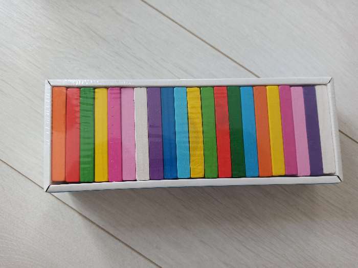 Фотография покупателя товара Плашки цветные, 28 элементов - Фото 2