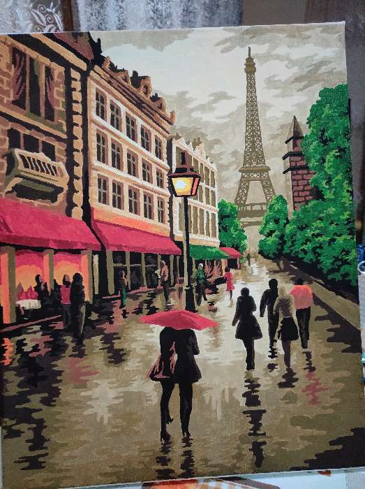 Фотография покупателя товара Картина по номерам «Прогулка под дождем» 40×50 см - Фото 1