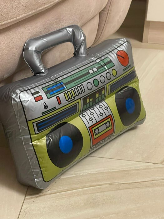 Фотография покупателя товара Игрушка надувная «Магнитофон», 40 см