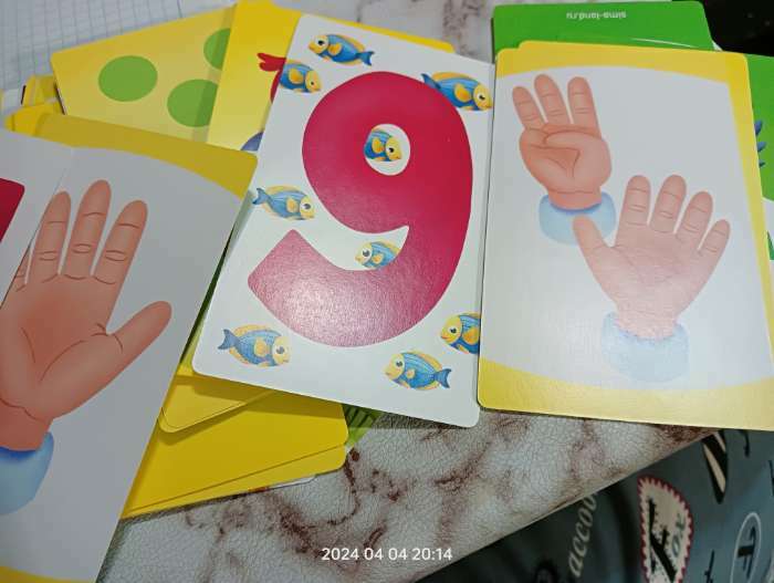 Фотография покупателя товара Развивающий SMART-набор «Математика на пальцах» по методике Марии Монтессори, 3+