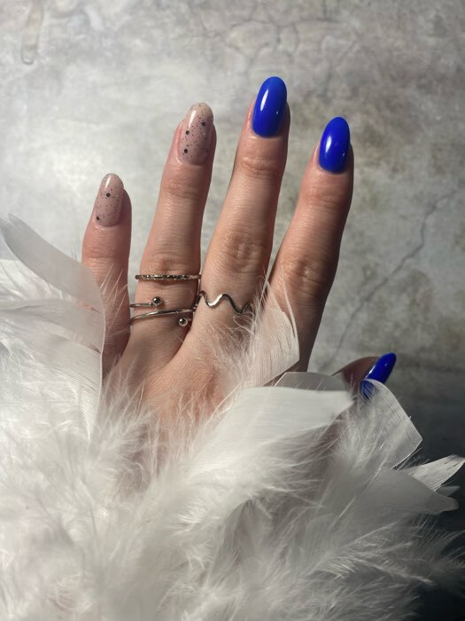 Фотография покупателя товара Кольцо набор 5 штук «Идеальные пальчики» аура, цвет серебро - Фото 1