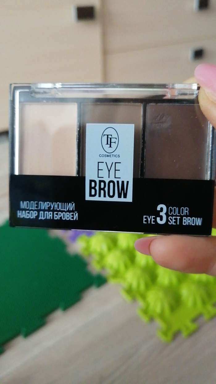 Фотография покупателя товара Моделирующий набор для бровей TF Eyebrow 3 Color Set, тон 41 светлый - Фото 1
