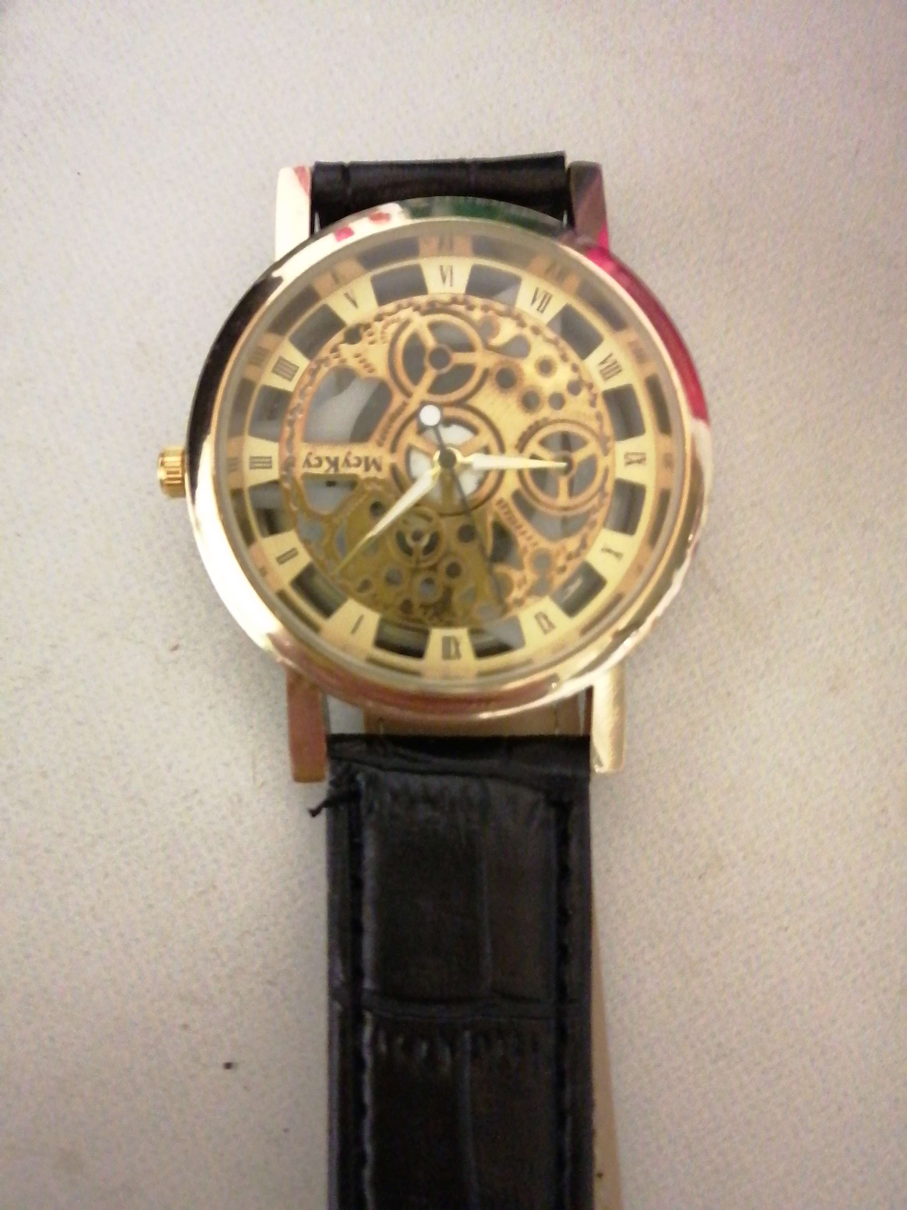Фотография покупателя товара Часы мужские наручные кварцевые "Осборн", ремешок экокожа