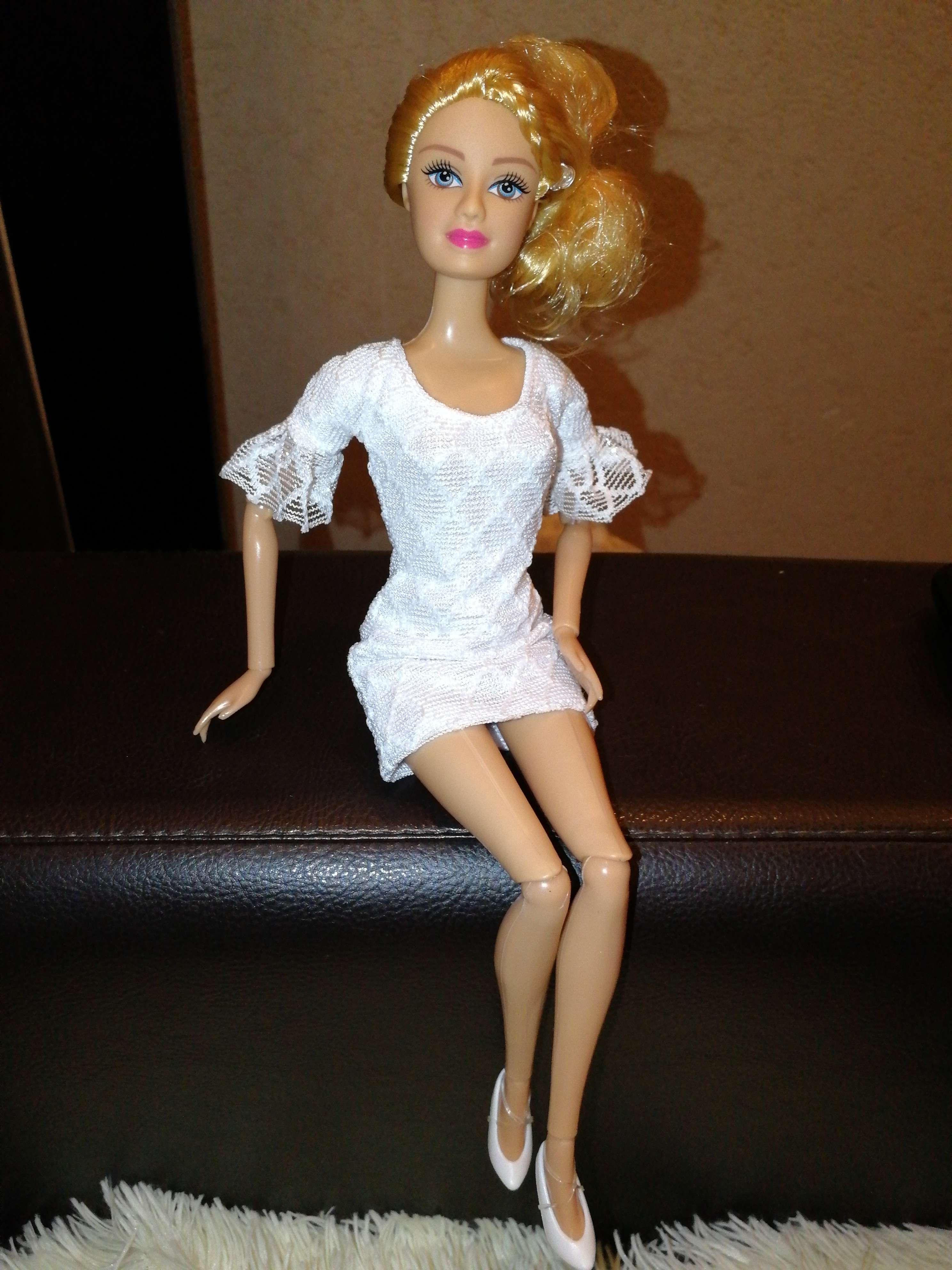 Фотография покупателя товара Кукла-модель шарнирная «Эмма» в платье, МИКС - Фото 1