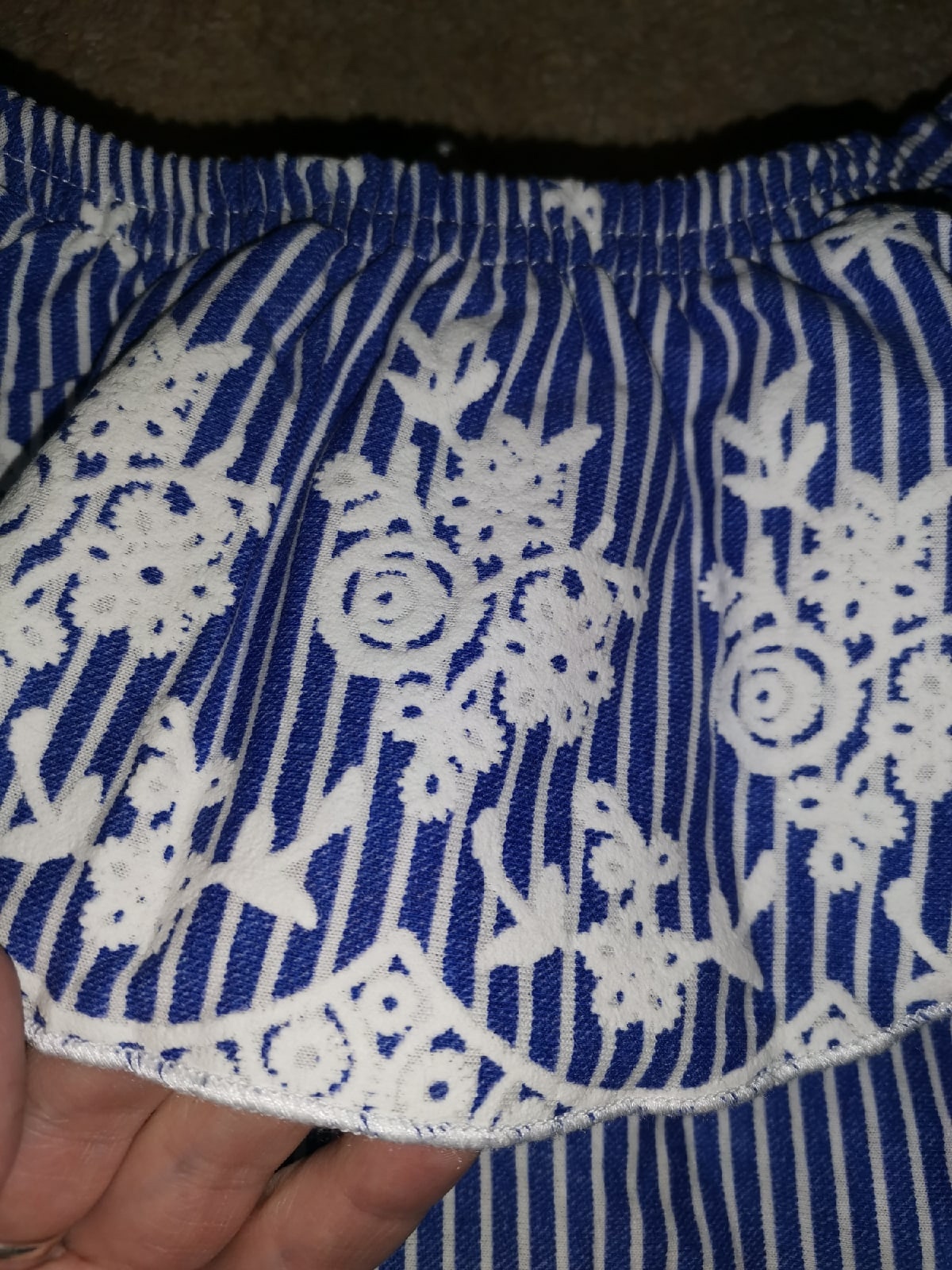 Фотография покупателя товара Комплект «Шик» женский (топ, шорты) цвет бело-голубой, размер 48