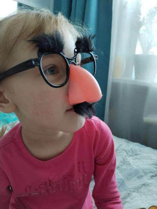 Фотография покупателя товара Карнавальный аксессуар- очки «Усач», цвет чёрный