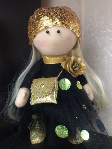 Фотография покупателя товара Набор для шитья. Интерьерная кукла «Мари», 30 см - Фото 2