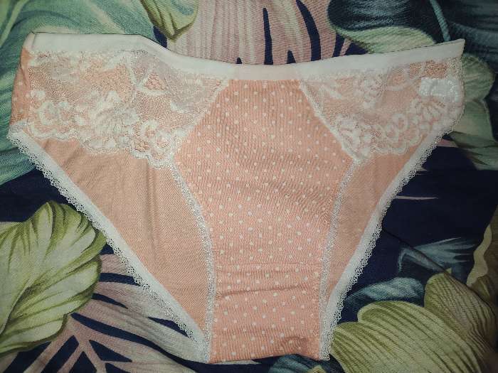 Фотография покупателя товара Трусы женские слипы, цвет персиковый, размер 42-44 - Фото 1