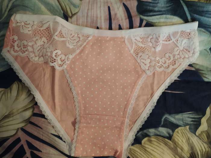 Фотография покупателя товара Трусы женские слипы, цвет персиковый, размер 42-44 - Фото 2