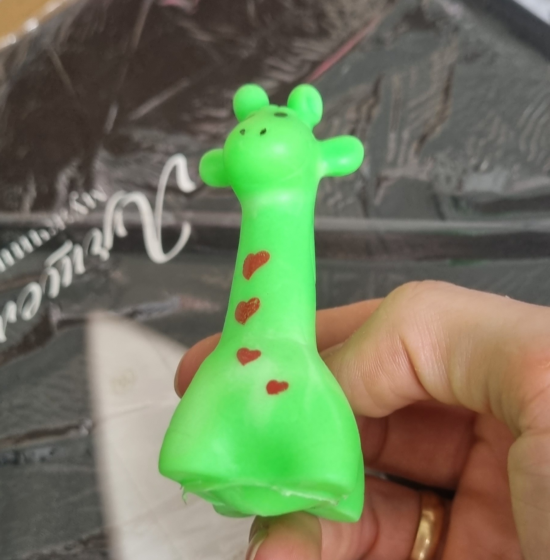 Фотография покупателя товара Резиновая игрушка для ванны «Жирафик», 7 см, с пищалкой, цвет МИКС, 1 шт, Крошка Я - Фото 10