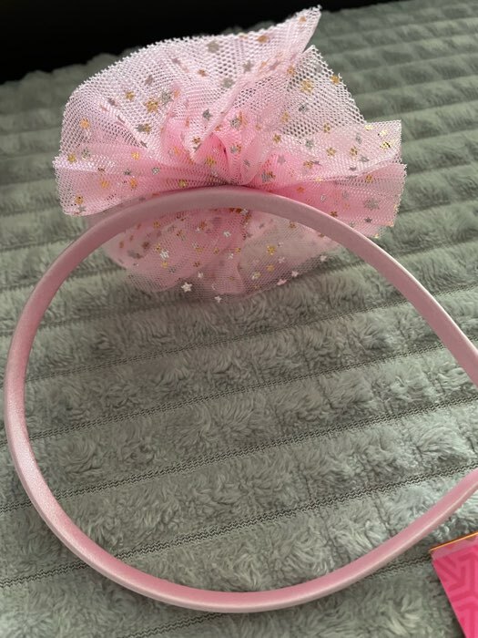 Фотография покупателя товара Ободок для волос Выбражулька «Малышка», 1 см звёзды, цветок, розовый - Фото 1