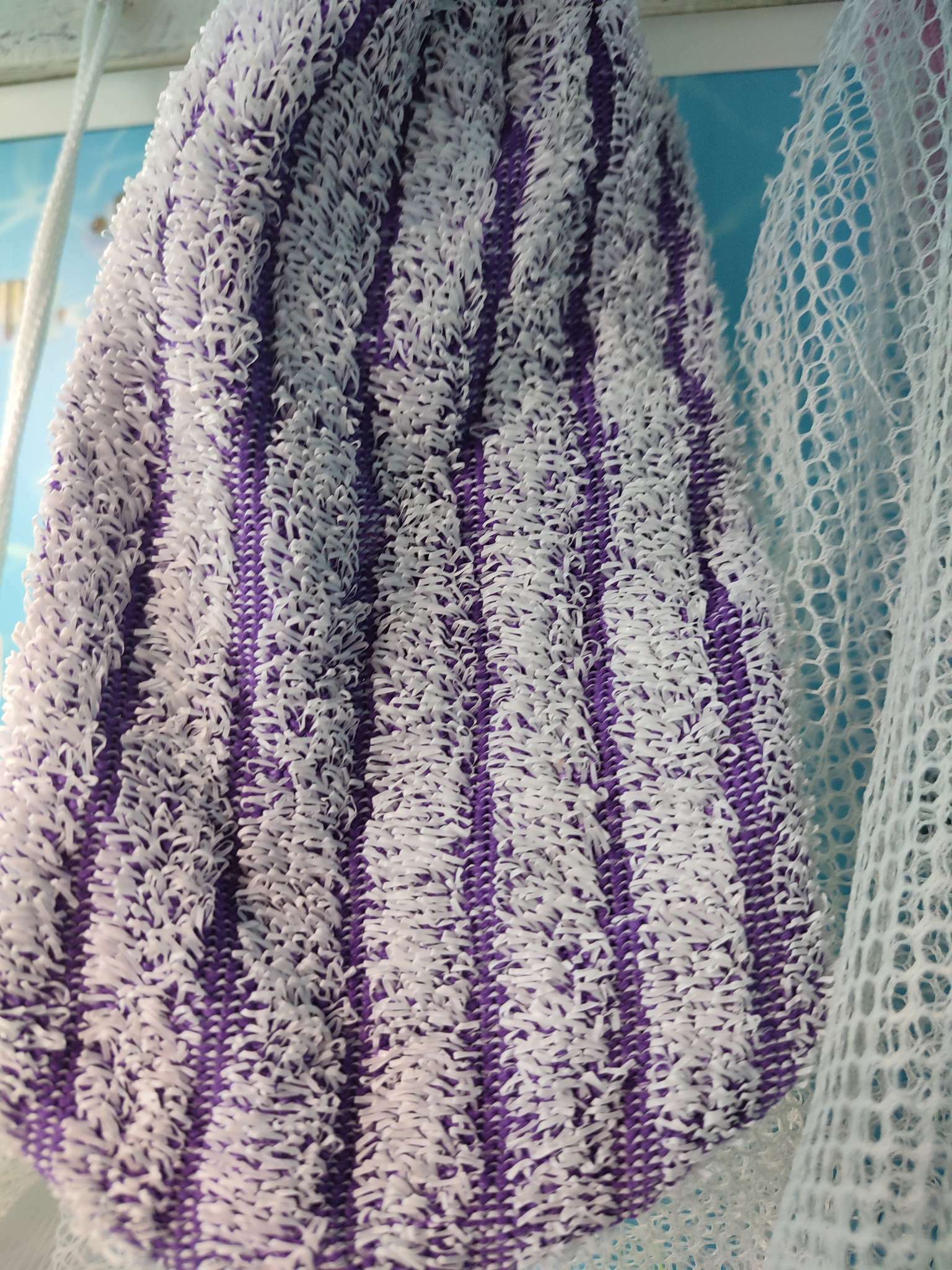 Фотография покупателя товара Мочалка - варежка для тела массажная Доляна, 19×11 см, жёсткая, цвет МИКС