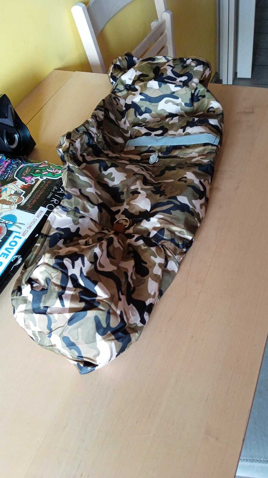 Фотография покупателя товара Комбинезон для собак, демисезонный, с подкладом, размер XS, ДС 22, Ог 34 см, камуфляжный - Фото 1